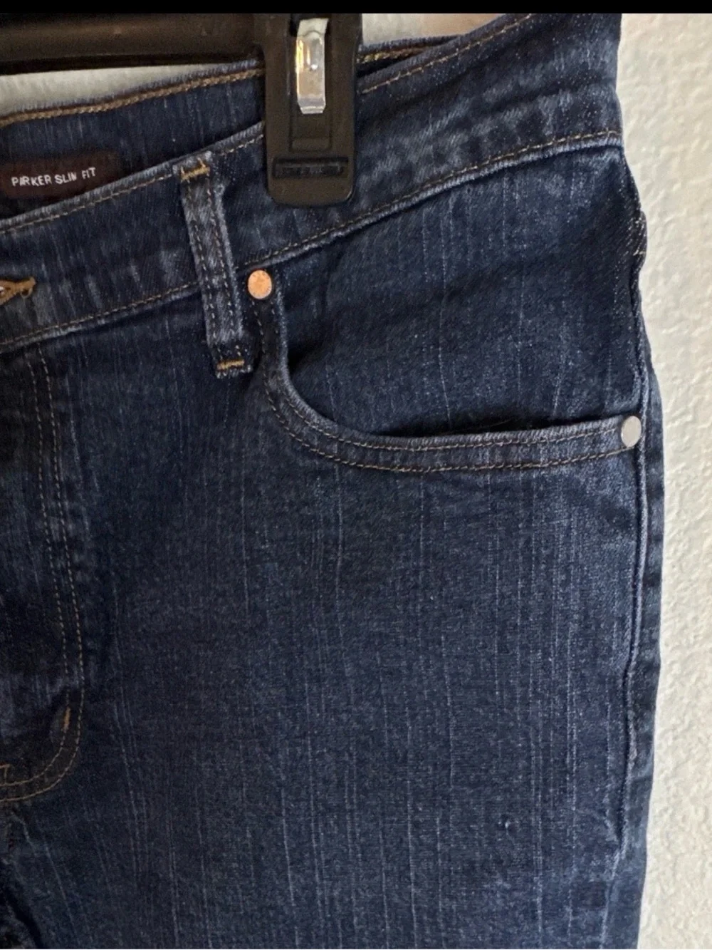 Michael Kors Parker Slim-Fit Stretch Jeans Mens Size 36 x 32 Blue Denim